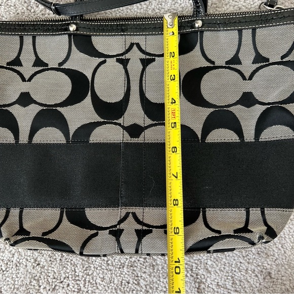 Coach Tote Black and Gray C Bag, Estimated 2008-2011 - Picture 7 of 7